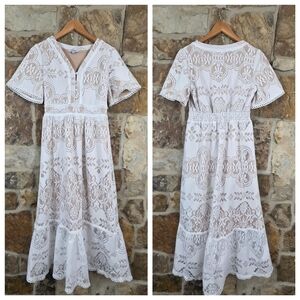 Polagram Lace Modest Church Dress